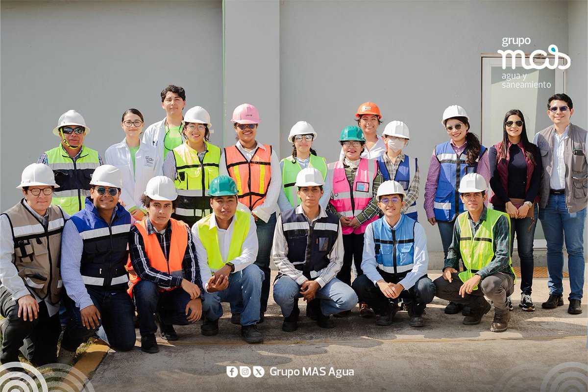 GrupoMASAgua's tweet photo. Esta mañana, estudiantes de la carrera de Ingeniería Civil de la Universidad Veracruzana realizaron una visita académica a la PTAR Norte, donde conocieron de cerca el proceso de tratamiento de aguas residuales y la importancia de estas acciones para el cuidado del medio ambiente y el desarrollo sostenible. 💧🌎

Esta actividad forma parte de las acciones de Cultura del Agua que realizamos durante el mes en el marco del Día Mundial del Agua.