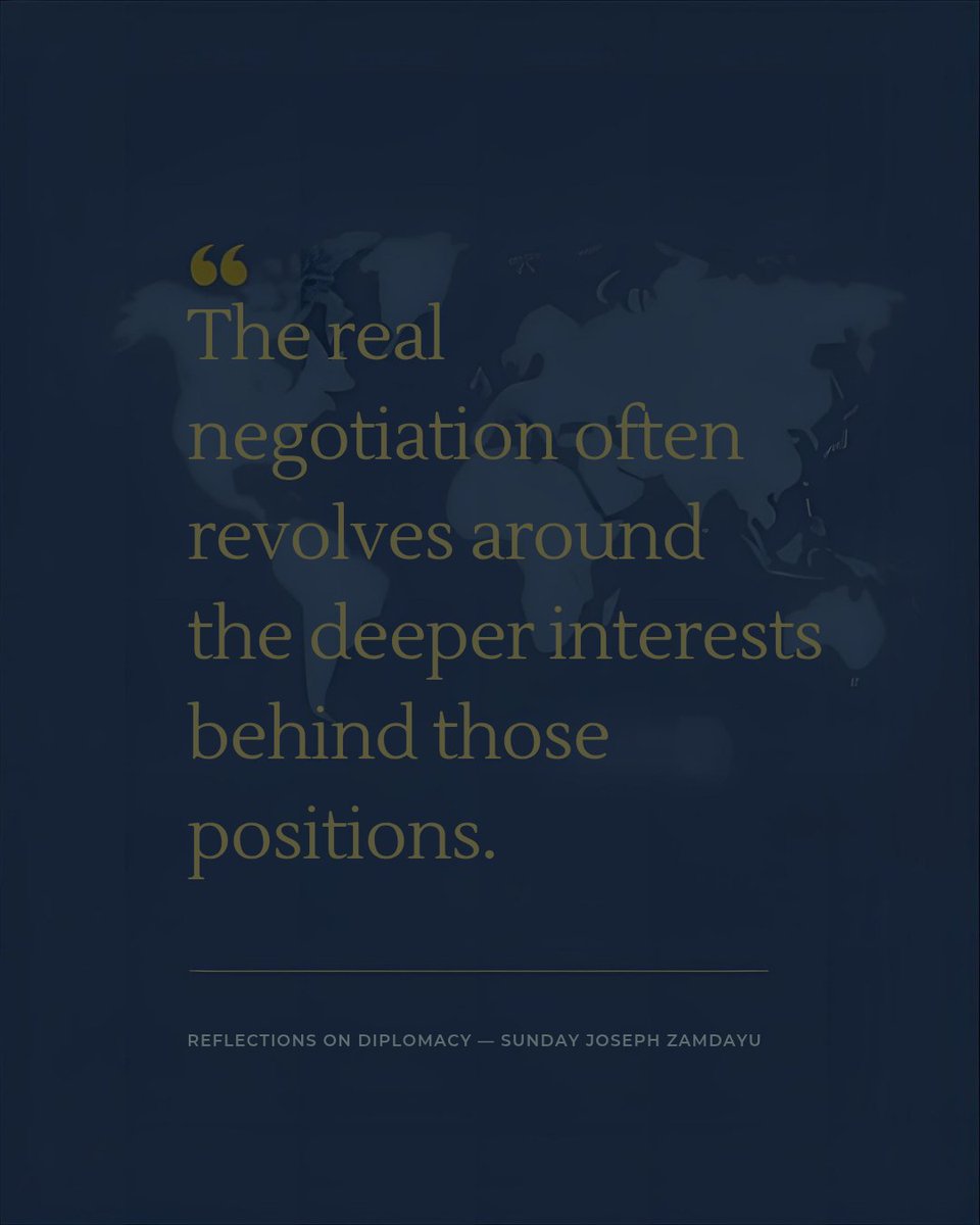 wazams's tweet photo. A Key Lesson in Diplomacy https://t.co/uyDEp51XA8