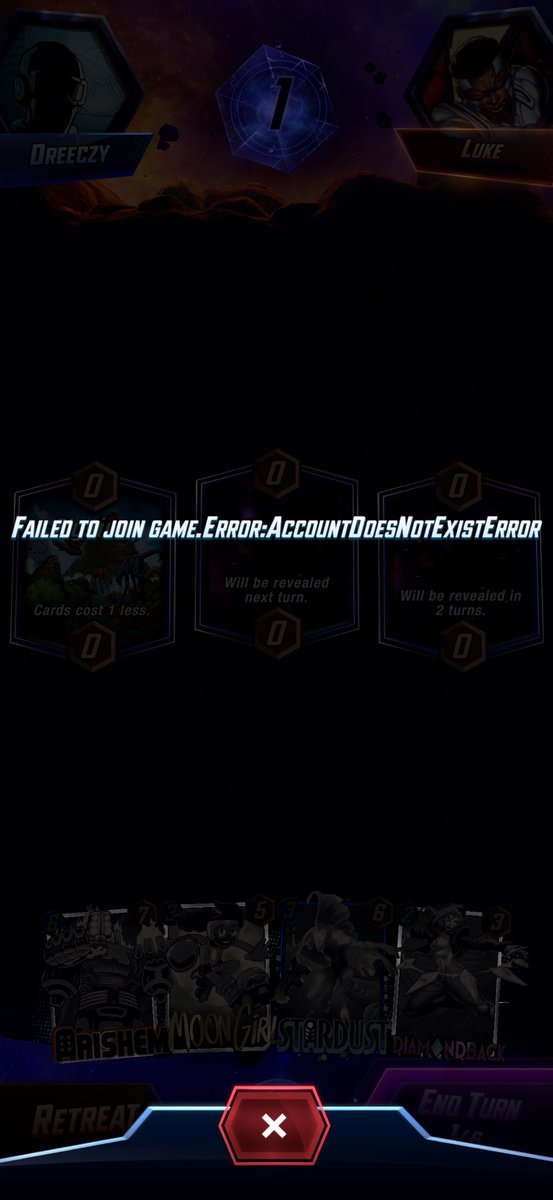 dreeczy7's tweet photo. @GriffinWB please can you relay to the team that the OTA has bricked the game for some of us? Lost all my tickets in team clash just trying to play https://t.co/8klGY2MJVu