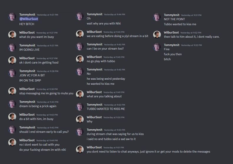 cryinbathroom_'s tweet photo. this type of tombur codependency is so good tommy is so dependent on wil and wil clearly knows that and definitely uses that to his advantage to have a power play over him https://t.co/n0EKBngaQf
