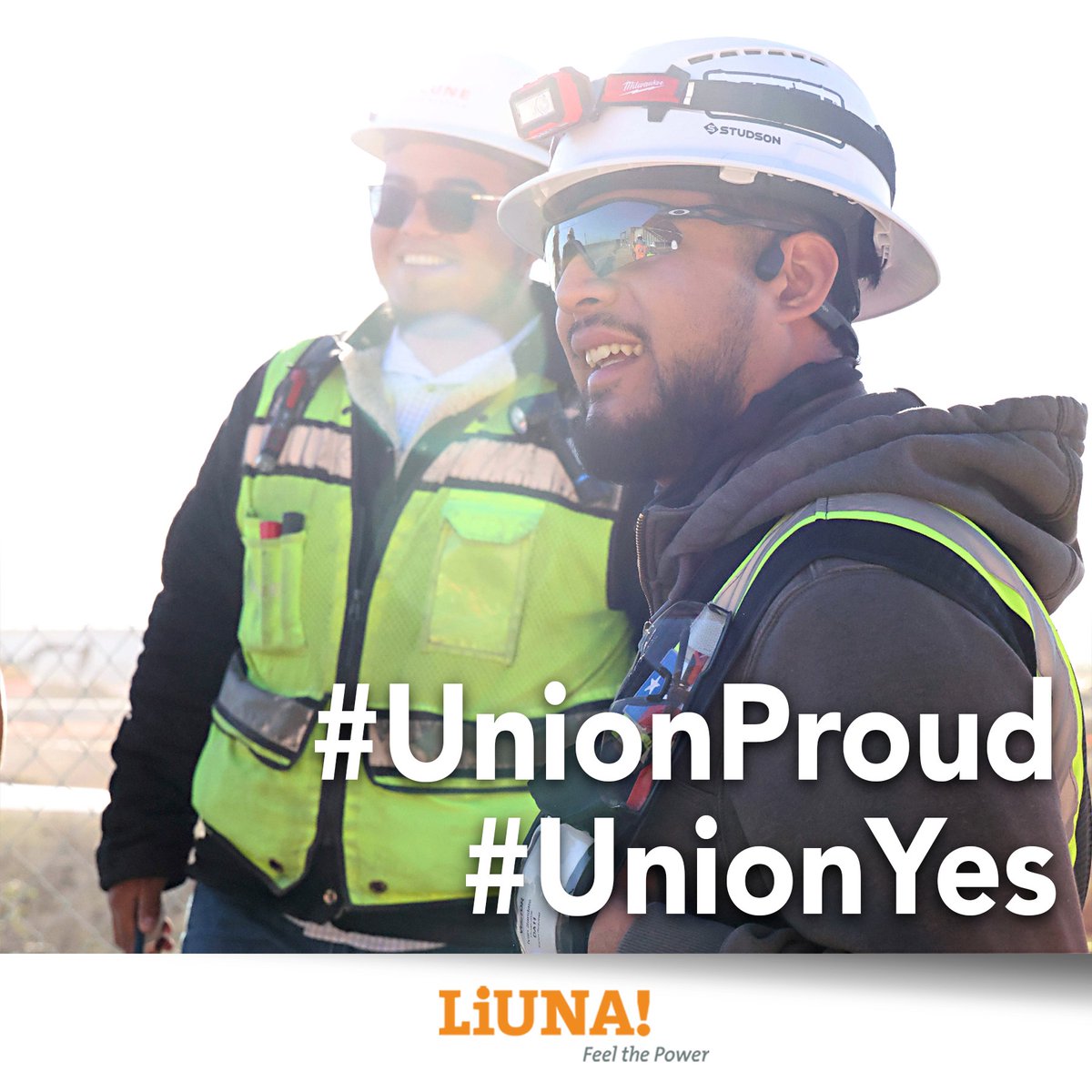 Together we are stronger. Proudly #Union, proudly #LiUNA, and proud to stand with our union family. #FeelThePower