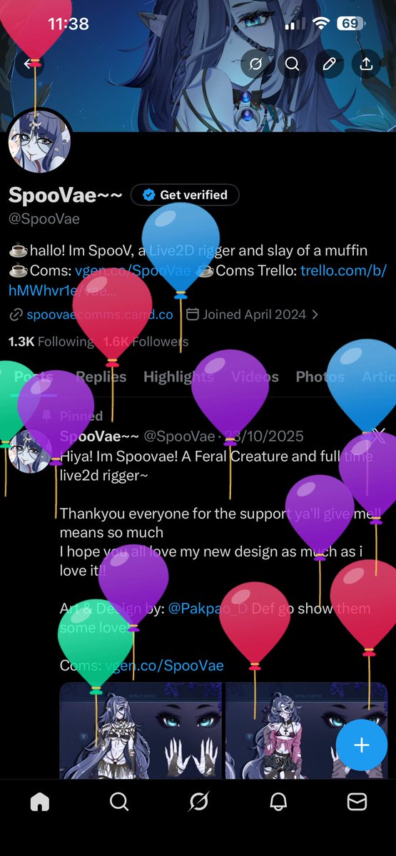 SpooVae~Live2D~ tweet media