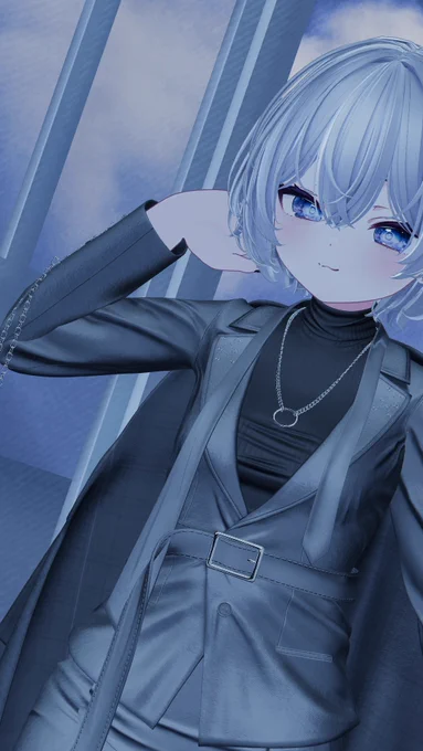 改変ちゃー いつのふわふわ衣装とは違いスーツでくーるにきめたじぇ イケメンしか許されないポーズもしたぜ