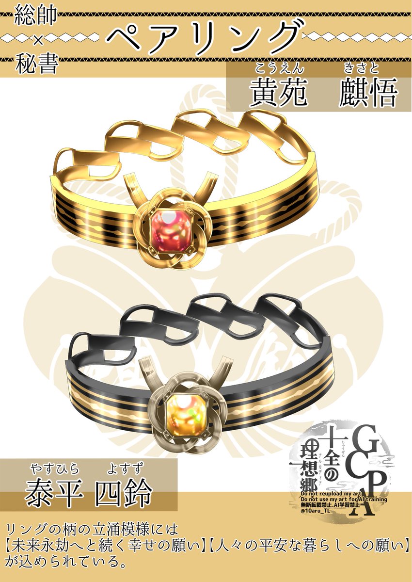 10aru_TL's tweet photo. 十アルNPC
＿＿＿＿＿＿＿＿＿＿＿＿
■麒鈴　総帥
■黄苑 麒悟(こうえん きさと)
■能力: 天誅
光の輪で囲った相手を、意志に関係なく支配・拘束できる。
＿＿＿＿＿＿＿＿＿＿＿＿
「ガハハ！よくやったな、お前ら！誠に大義であった！」

#十アル_CS
#十アル_四星将
#十アル_公式 https://t.co/JyKS9YlTRI