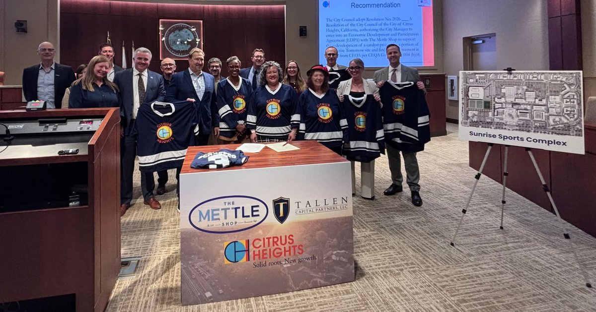UNANIMOUS DECISION. SUNRISE SPORTS CENTER IS MOVING FORWARD!!!

Last night the Citrus Heights City Council voted unanimously to enter into a public-private partnership with The Mettle Shop to move forward with development of Sunrise Sports Center.

Now the real work begins!