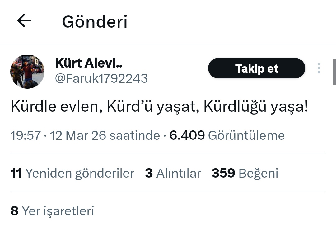 Tiviti neden Türkçe yazdın dalyarak?