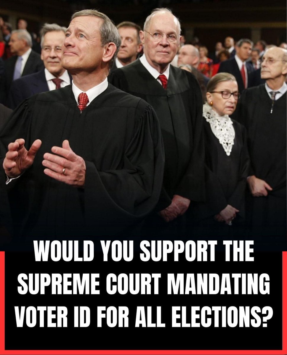 🗳 Do you think the Supreme Court should MANDATE voter ID, or should we keep it up to the States to decide?