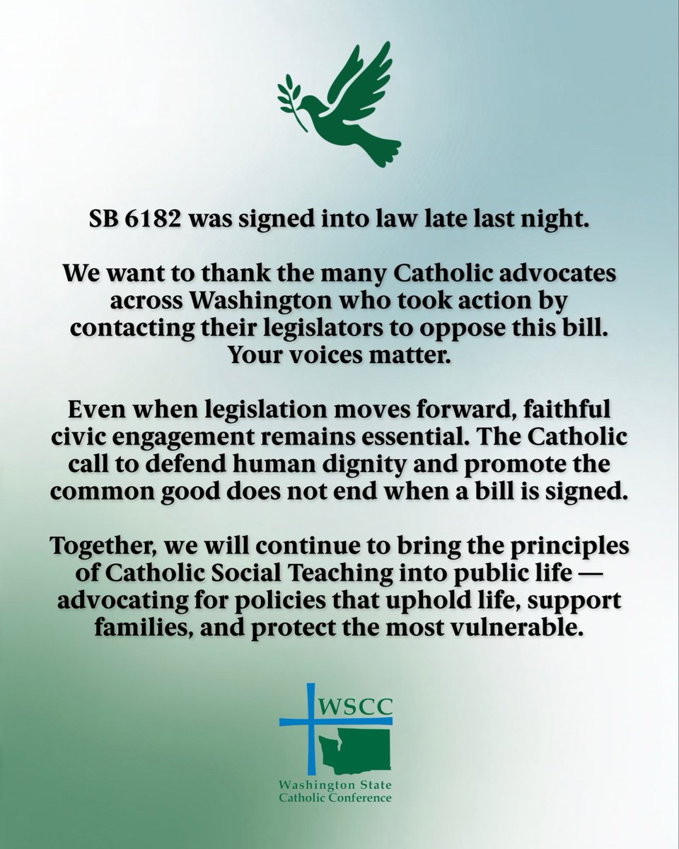 Washington State Catholic Conference (WSCC) tweet media