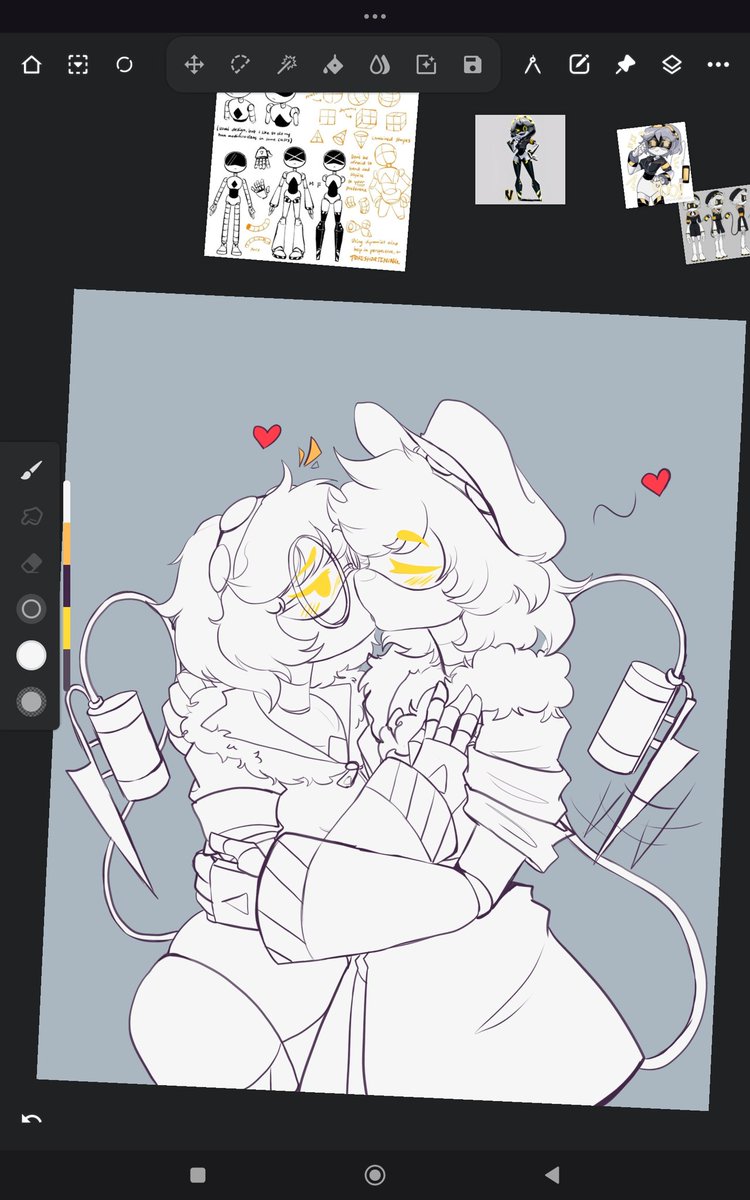 Commission process underway 💛💛
#envi #mdtwt #wip