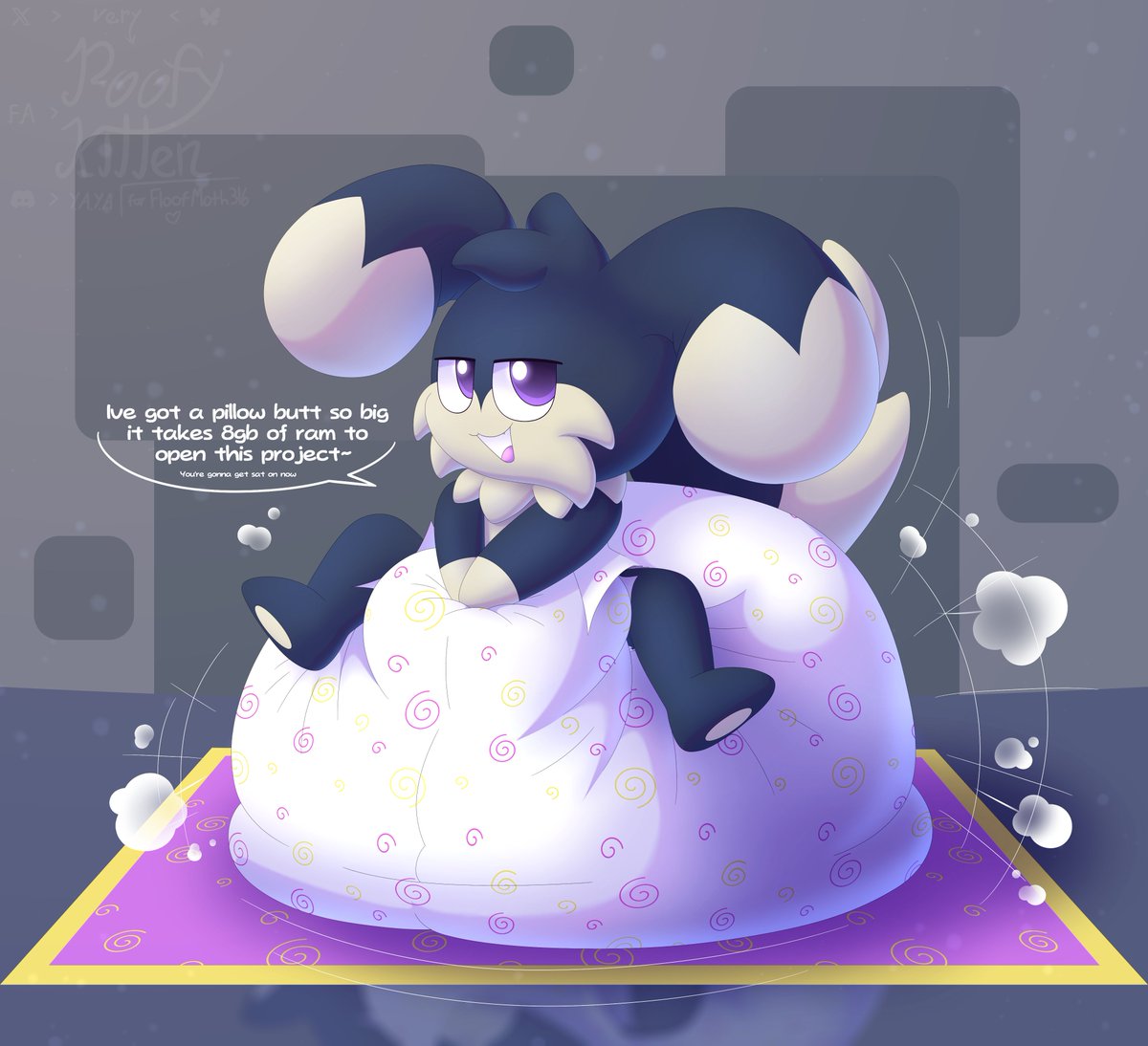 Padded Kitty cat meow tweet media