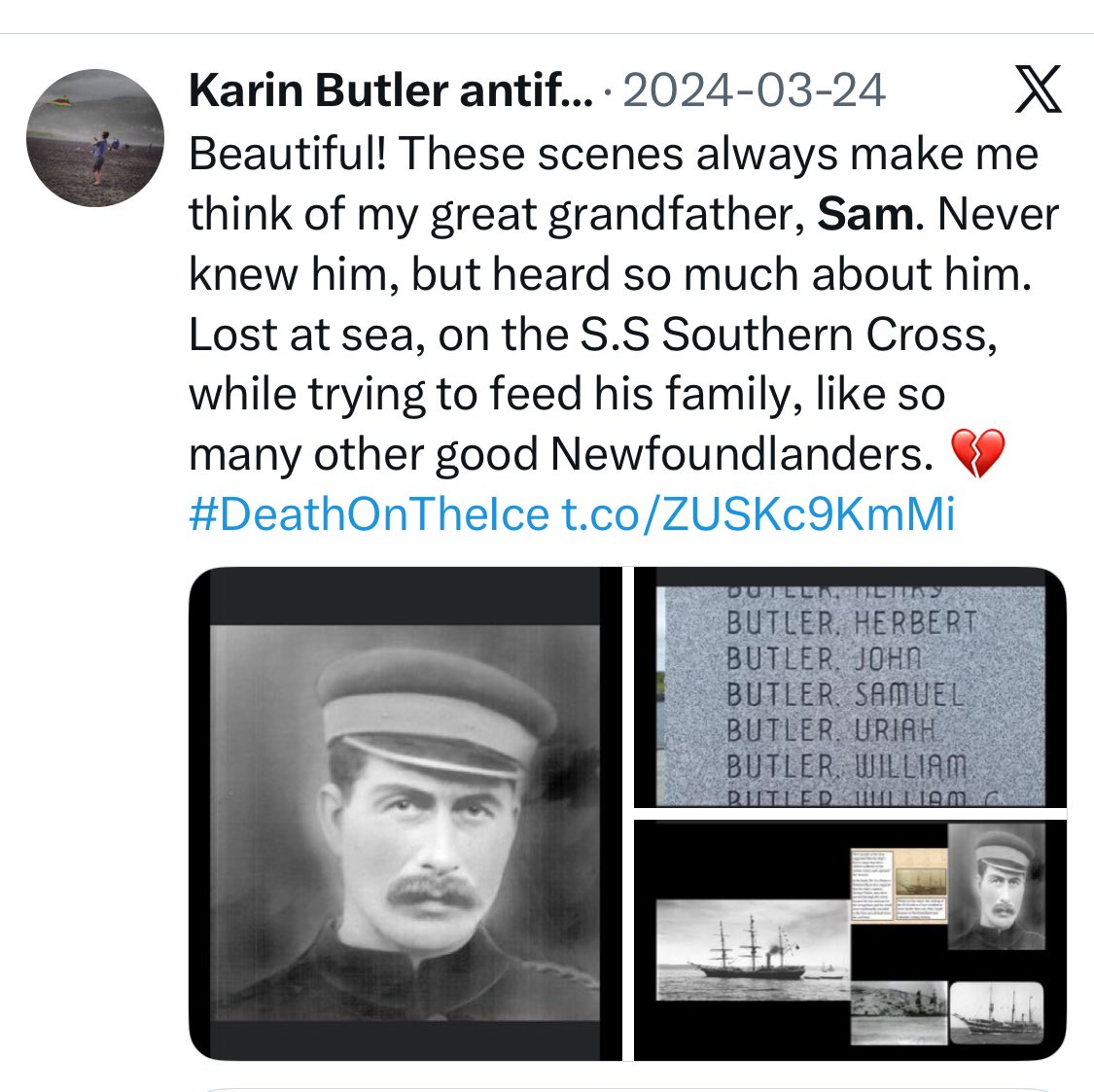 Karin Butler antifascist AF tweet media