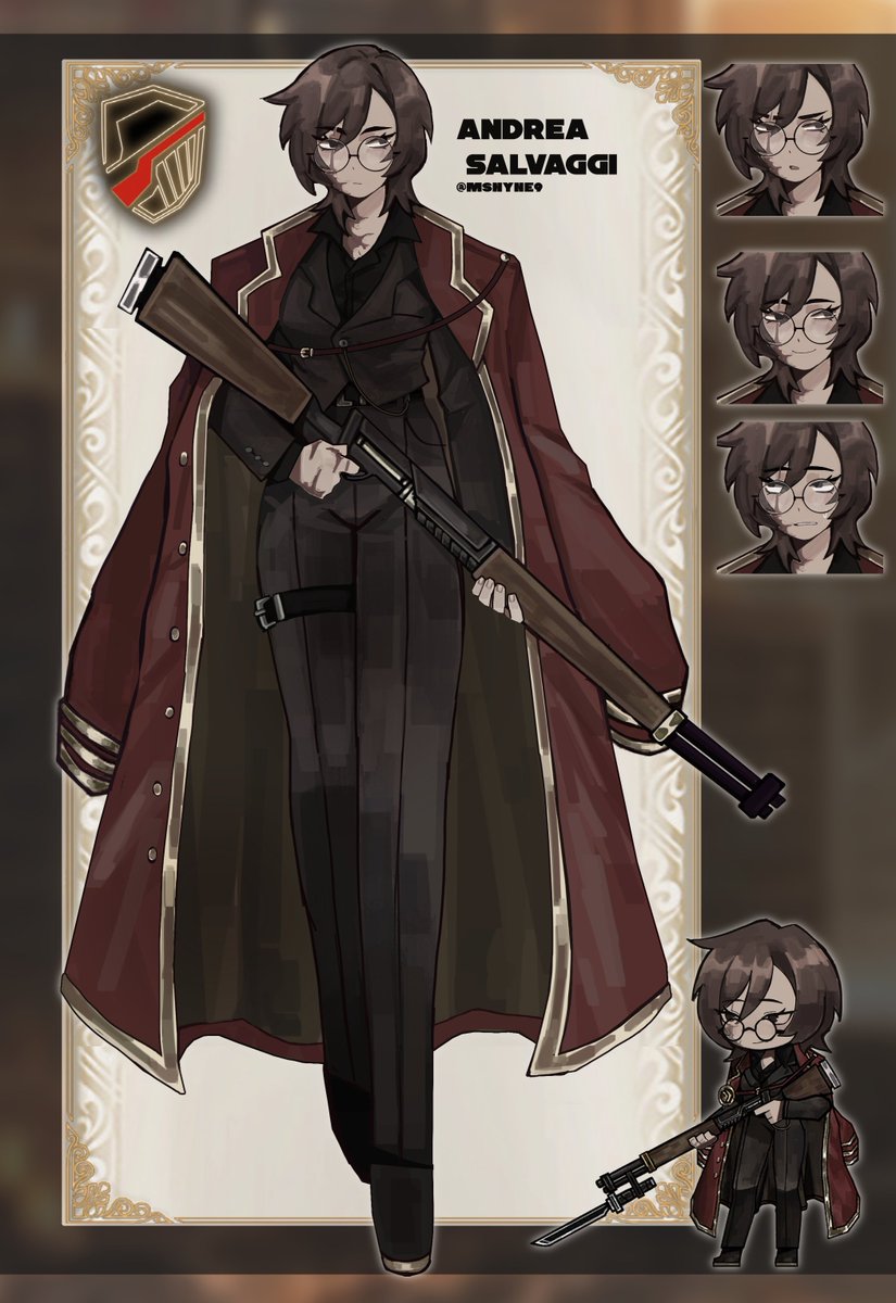 tweaked  Andrea just a little. now she is more scruffy heh