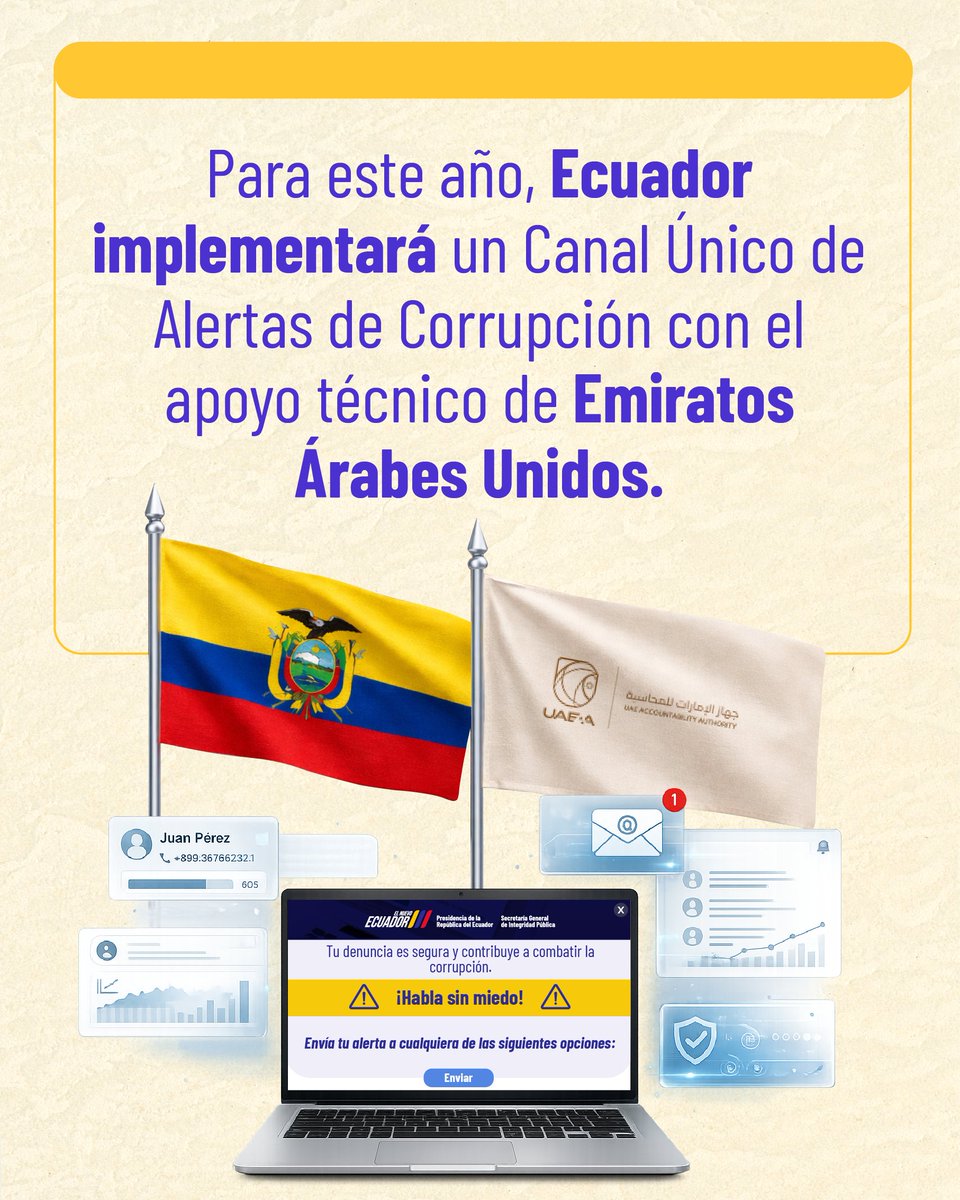 Secretaría General de Integridad Pública EC tweet media