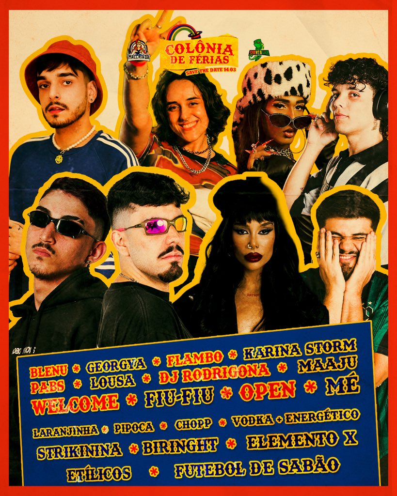 🎪🎺𝓒𝓱𝓮𝓰𝓸𝓾 𝓷𝓸𝓼𝓼𝓸 𝓵𝓲𝓷𝓮 𝓾𝓹 𝓶𝓪𝓲𝓼 𝓺𝓾𝓮 𝓮𝓼𝓹𝓮𝓬𝓲𝓪𝓵 🎉

Viemos trazer o review de tudo q vai rolar no nosso evento e se prepare porque vai causar…! 🥵

Diversidade em opens + diversidade em Dj’s!🎧

🗓️Save the date: 14/03