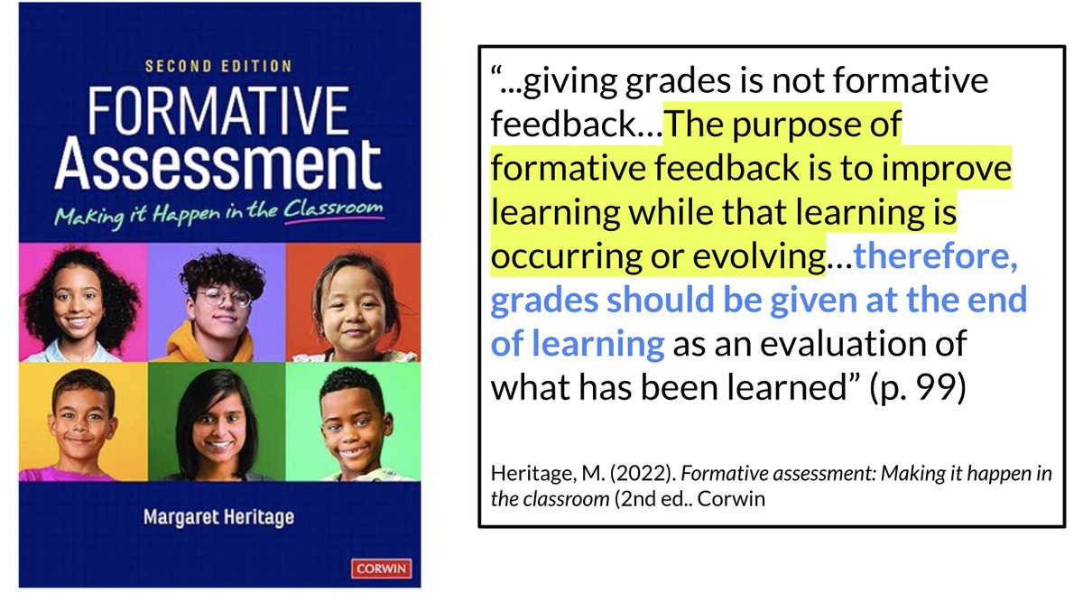 mctownsley's tweet photo. Digging into the second edition of this resource written by formative assessment expert Margaret Heritage.

📘 https://t.co/BJLAUheERr #grading #ad #FormativeAssessment #K12 https://t.co/eiApV0i7yZ