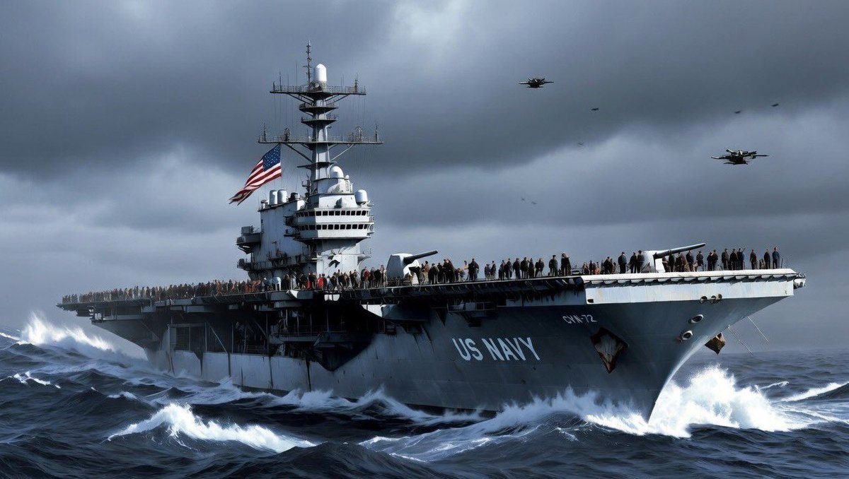 🚨🚨🚨 عاجل
لينكولن تنسحب 

الحرس الثوري: حاملة الطائرات الأمريكية أبراهام لينكولن تنسحب الآن نحو أمريكا بعد استهدافها.