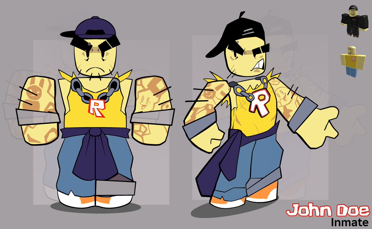 John Doe Inmate Concept By @AquaticParsnip for #rabbidstakeover