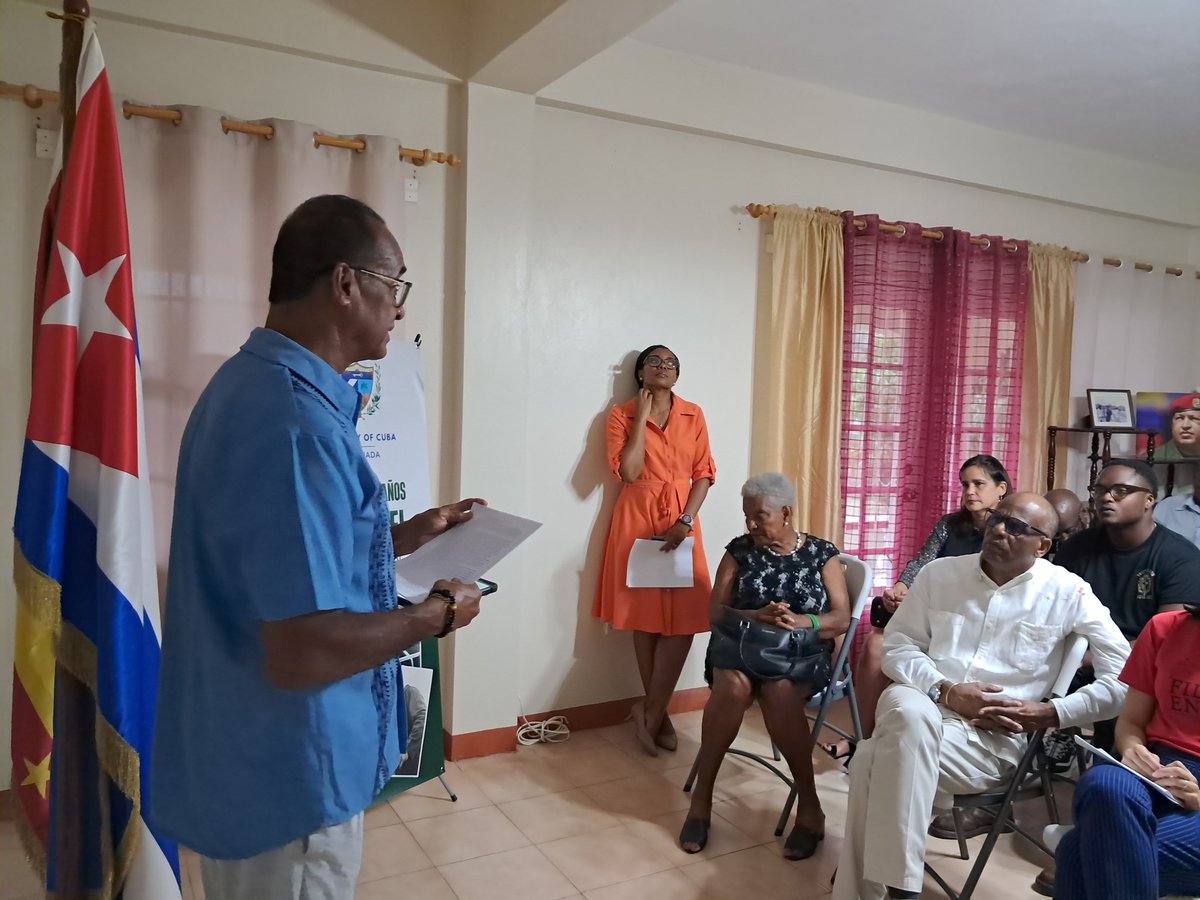 EmbaCuba Granada tweet media