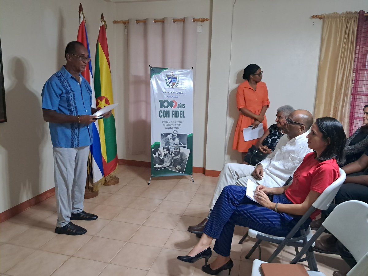 EmbaCuba Granada tweet media