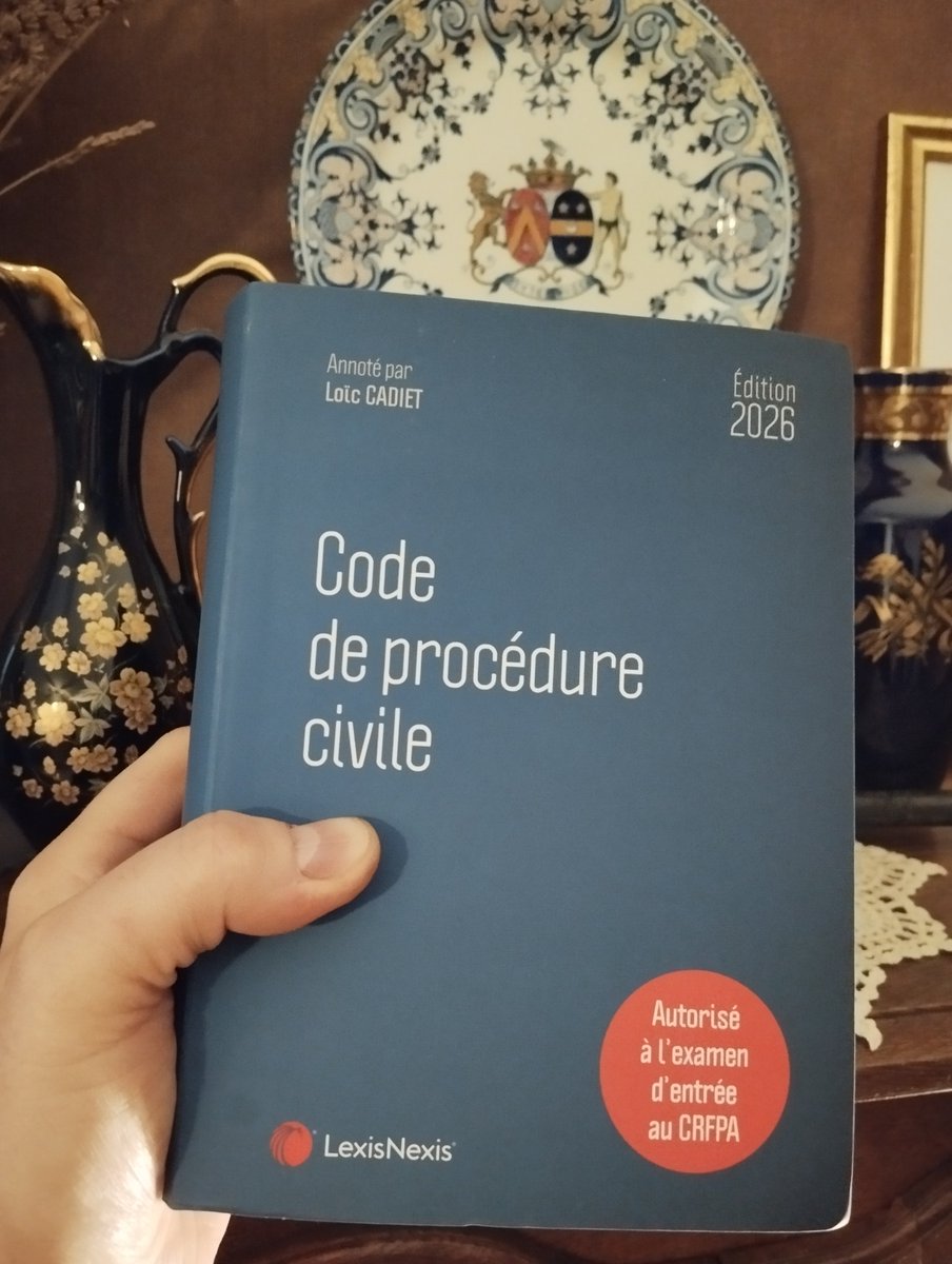 dom2witte's tweet photo. Le Code de procédure civile Lexis Nexis comme livre de chevet.

#Gradignan #Gironde #Juriste #LexisNexis #Droit https://t.co/v0yuzb12eL
