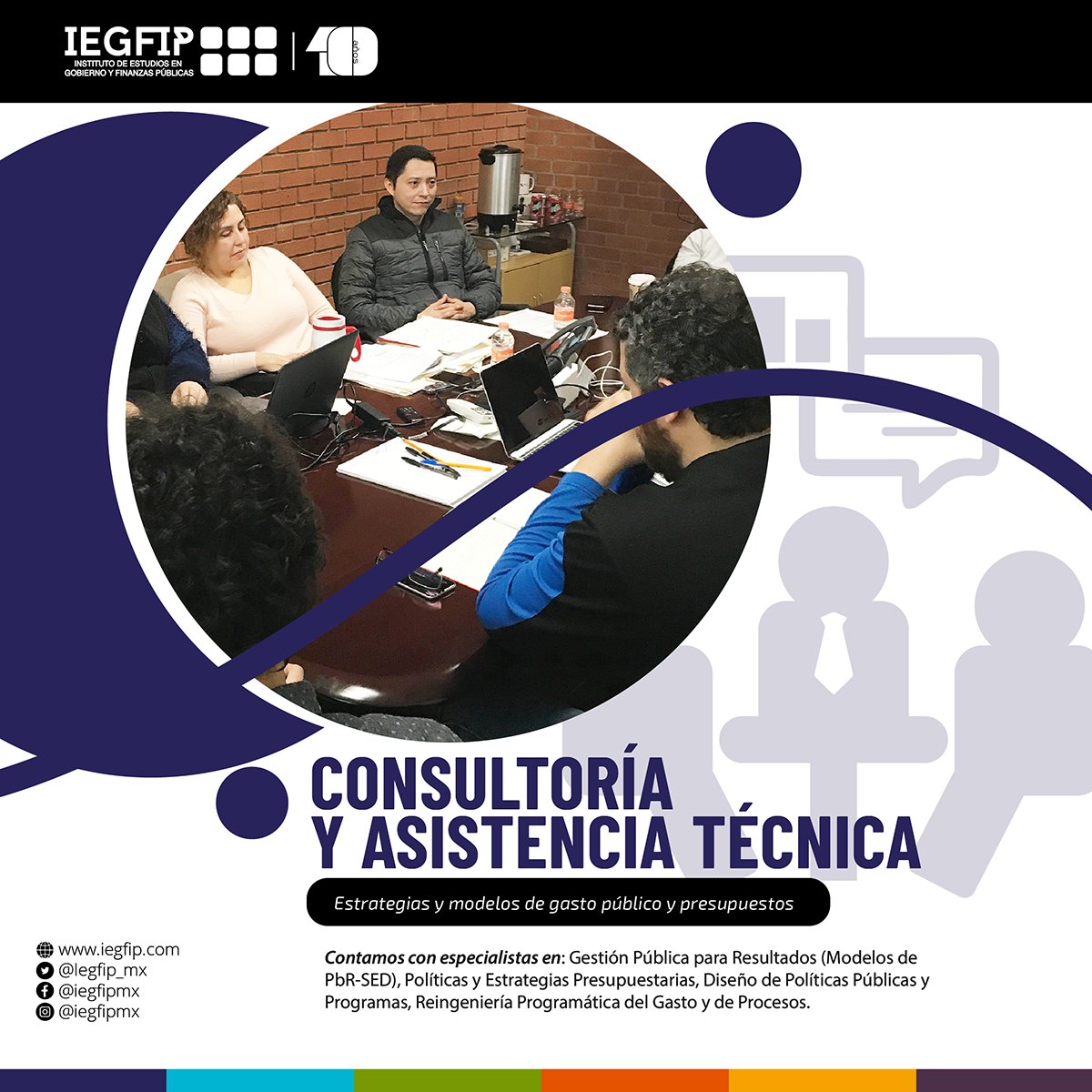 iegfip_mx's tweet photo. En el @iegfip_mx  Contamos con especialistas en: Gestión Pública para Resultados (Modelos de PbR – SED), Políticas y Estrategias Presupuestarias, Diseño de Políticas Públicas y Programas, Reingeniería Programática del Gasto y de Procesos.

https://t.co/VsnZHURjT1 https://t.co/vXCj2nNsDZ