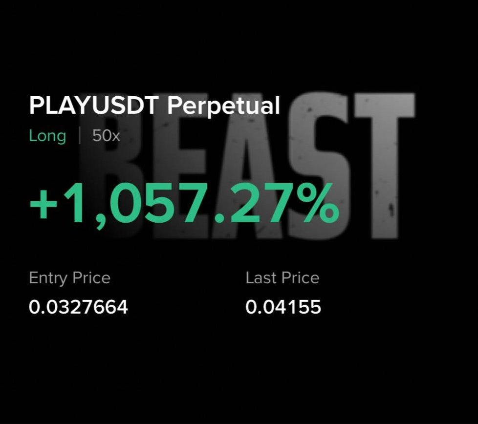 Steven_crypto37's tweet photo. ONLY BEAT CAN DO THIS ALHUMDULILLAH 💎💎
➕➕
$PLAY UNSTOPPABLE PUMPING WE MAKE +1057% PROFITS 👑
🎉🎉
I HOPE YOU GUYS MAKE BRILLIANT MONEY FROM THIS TRADE 
🏆🏆
HAPPY NOW??👑

https://t.co/OR7SyKQRkD https://t.co/Qm9rl2PP0n