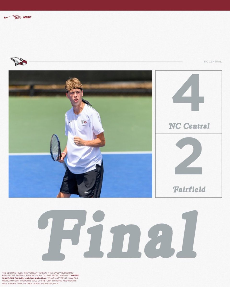 NCCU Men's Tennis tweet media