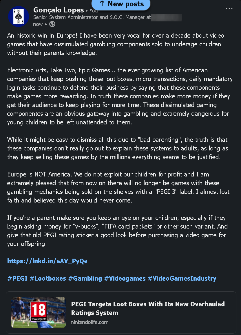 ShiryuGL's tweet photo. I really believed this day would not come. Victory in Europe! No more dissimulated gambling video games sold with a PEGI 3+ label! #PEGI https://t.co/8G4F5xtz9p