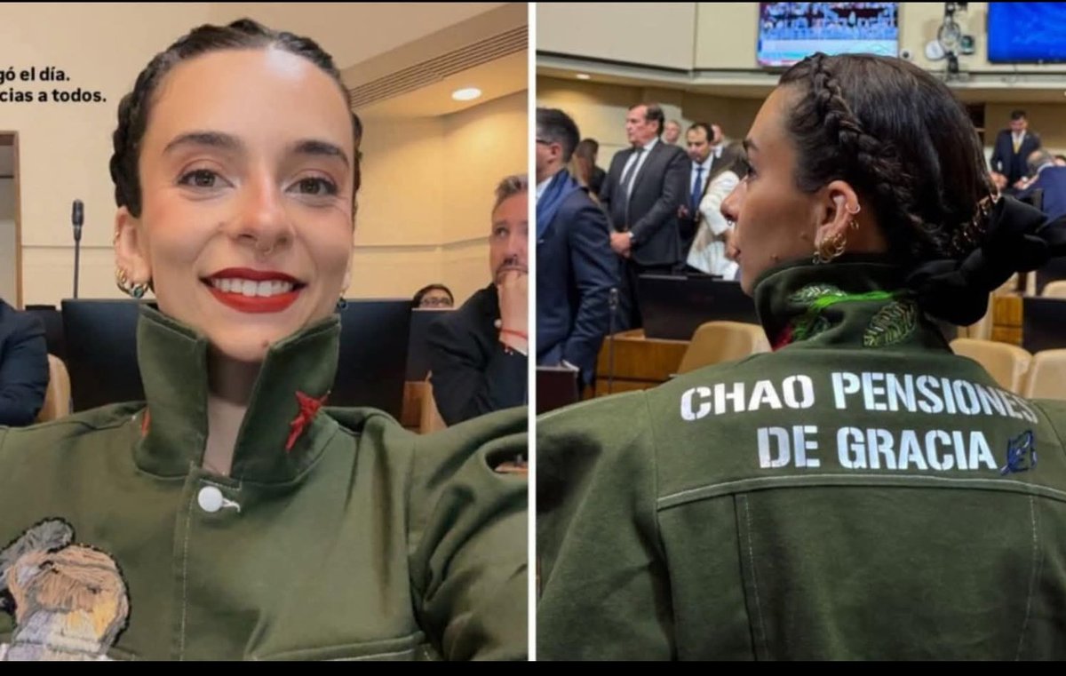 DE TAL PALO TAL ASTILLA.!
LA DIPUTADA RODRÍGUEZ (REPÚBLICANA) ES SOBRINA DE CLAUDIA BUSTAMANTE LA MAMI QUE  ASALTO LAS OFICINAS DE BRINKS..!!