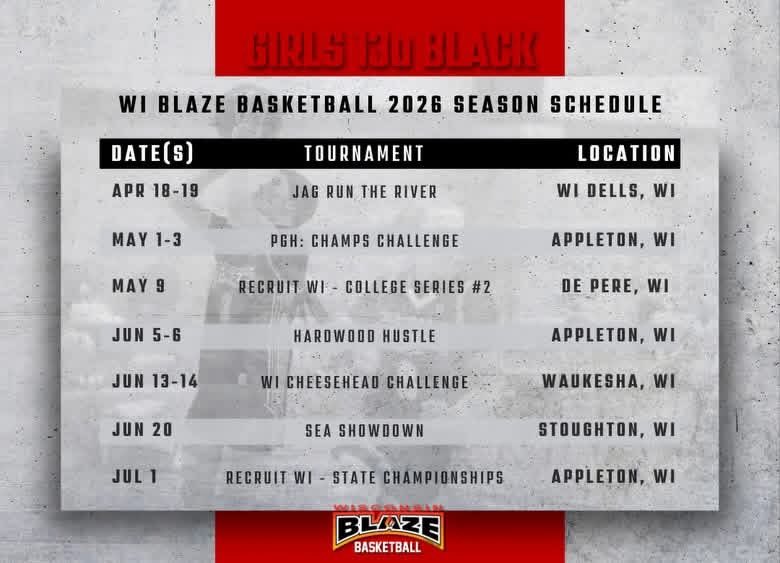 Wisconsin Blaze Girls Basketball tweet media