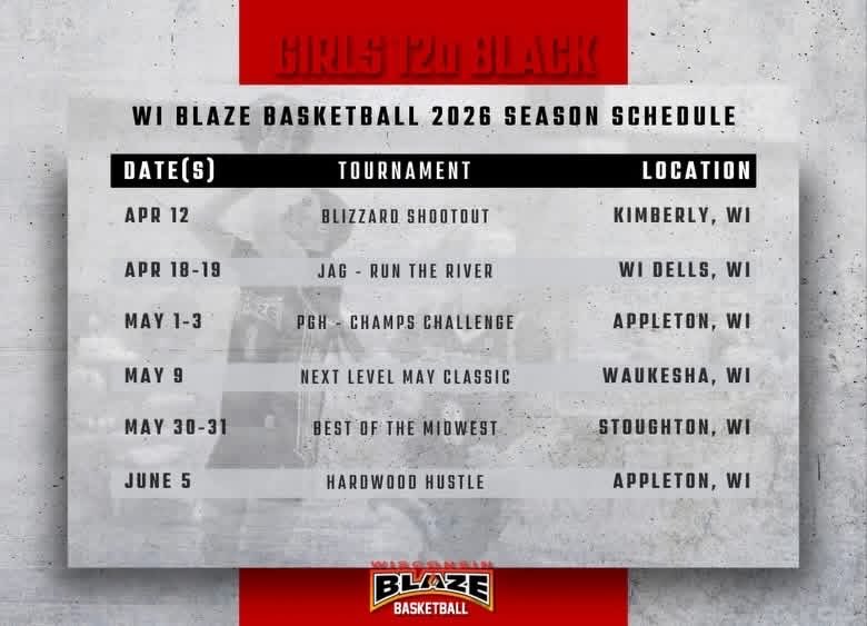 Wisconsin Blaze Girls Basketball tweet media