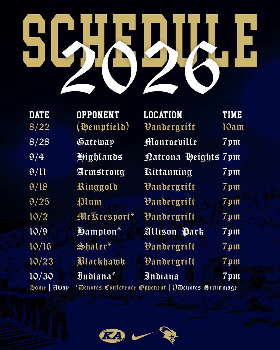 Kiski Area Football tweet media