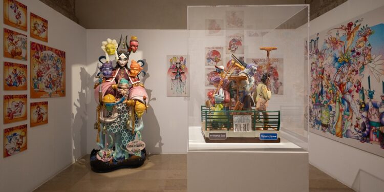 Saboraocio's tweet photo. Exposición- homenaje al diseñador de la falla infantil municipal de 2026. #Valencia
.
Recorre más de una década de trayectoria de @PacoCamallonga , con más de 200 dibujos, maquetas 3D y audiovisuales. Más información y planes en #Saboraocio 👉👉👉 https://t.co/dmuxcmqkcE #fallas https://t.co/ZjX675nRzQ
