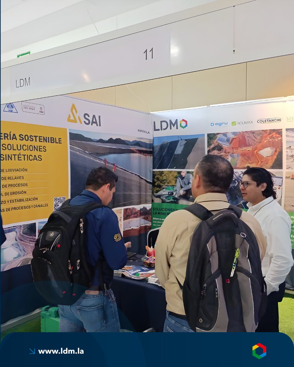 Te esperamos en el 2º Simposio Internacional sobre Depósitos de Jales organizado por la Sociedad Mexicana de Ingeniería Geotécnica.

📍 Stand 11
📍 La Cascada, Hermosillo, Sonora
📅 11 al 13 de marzo de 2026

Nuestro equipo técnico estará disponible para analizar tu proyecto.