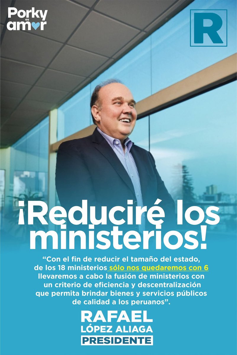 MesasPrez3's tweet photo. @peru21noticias No te cuelgues de Rafael.
Rafael López Aliaga
Presidente PERÚ🇵🇪2026
DALEEE
NOS SUMAMOS A LA MEJOR OPCIÓN P/GOBERNANTE DEL PAÍS
PERÚ EXIGE UN EXPERTO PROFESIONAL EMPRESARIO EXITOSO
MILLONARIO,Q HAGA PATRIA.
No es ningún muerto de hambre,
advenedizo, principiante;
ni badulaque💨 https://t.co/9WvjJrqafT