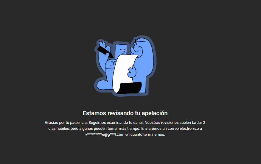 VechmanF's tweet photo. Hola! Se cumple un mes desde que envié la apelación sobre el cierre injusto de mi canal de youtube (mi fuente de trabajo) y todavía no obtengo respuesta. 2 días hábiles dice y no me vengan con que toma más tiempo pq es mentira
@TeamYouTube
@YouTubeLATAM
@YouTubeCreators
@YouTube https://t.co/GUW2uytPRd