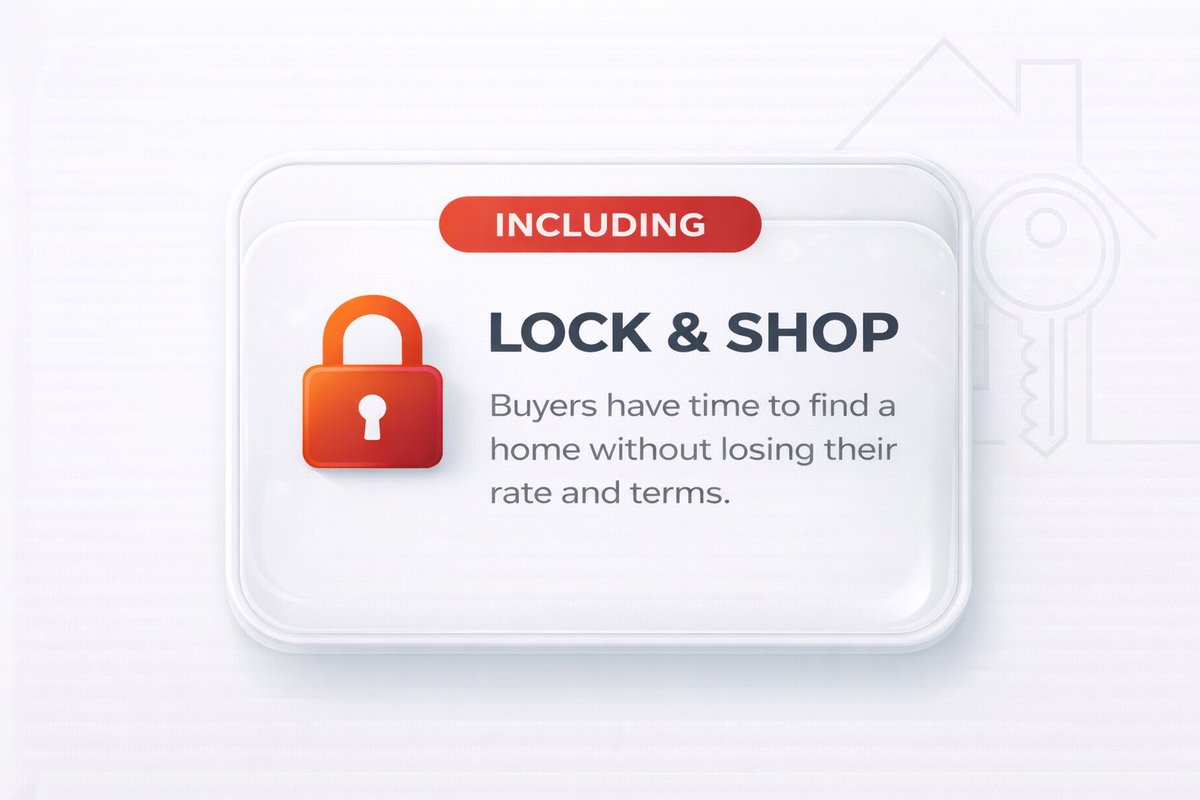 OMortgage's tweet photo. Give buyers more than a preapproval.
Up to $600 toward the appraisal on eligible purchase loans, plus a covered soft pull on qualifying loans, Lock &amp; Shop, digital application + e-sign, and fast closings.
https://t.co/8IxRHZiWHf → Rates https://t.co/wJfQyIqd31