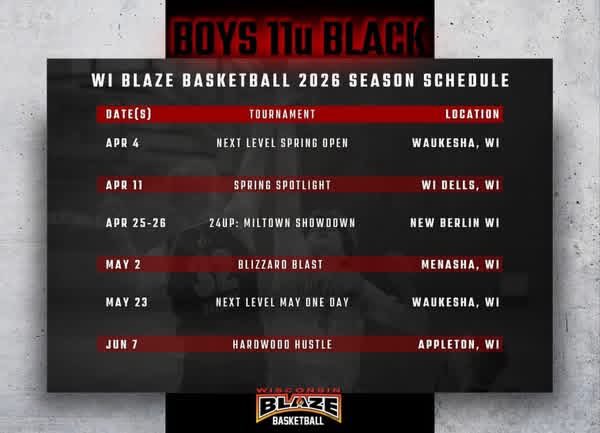 Wisconsin Blaze Boys Basketball tweet media