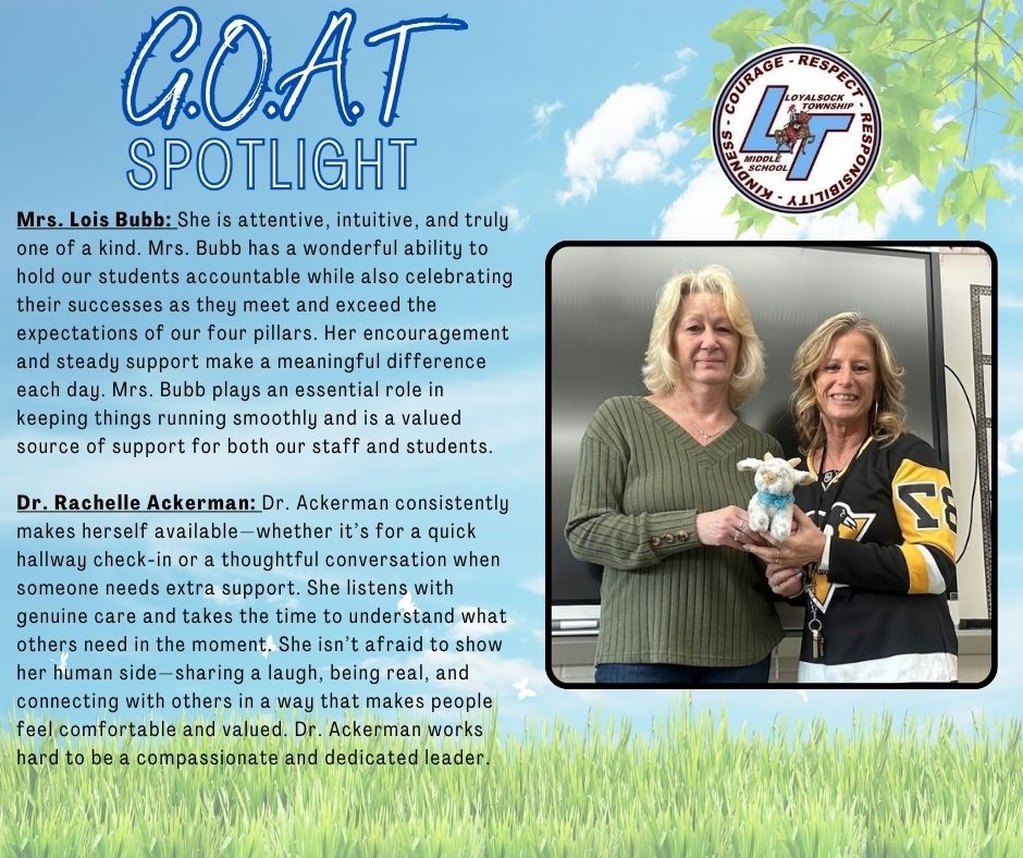 Loyalsock Township Middle School tweet media