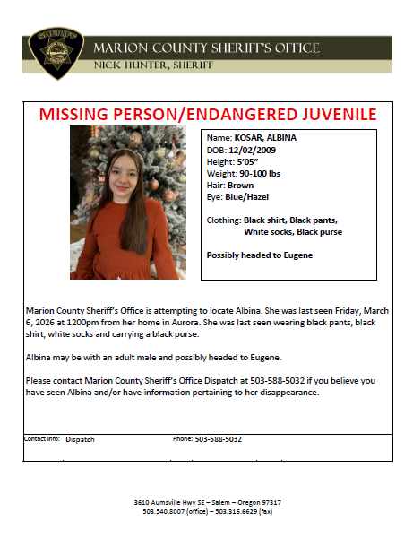 MCSOInTheKnow's tweet photo. Missing Endangered Juvenile from Aurora – Public Assistance Requested

Please see the link for the full release:

https://t.co/FzdndZEXJB https://t.co/dMgS45PQoW
