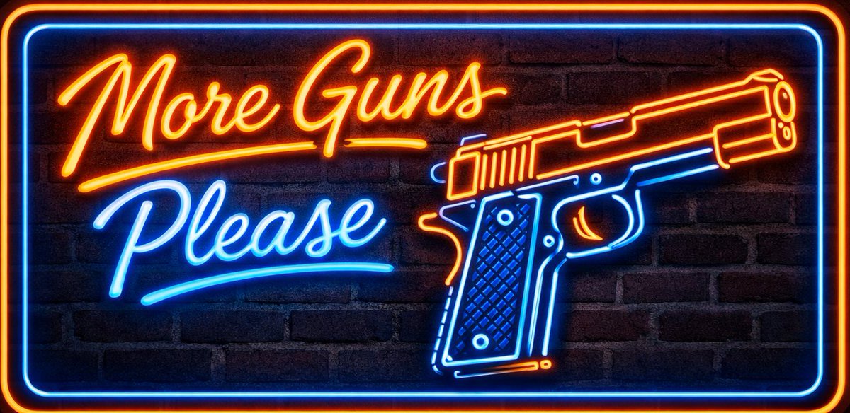 1_Crazy_Mic's tweet image. A few more weeks and our More Guns Please Neon Sign #PVCPatch will be available. Check our other designs out via the link in my Bio. 

#Neon #Guns #2A #Veteran #Vets #FirstResponders #LEO #Police