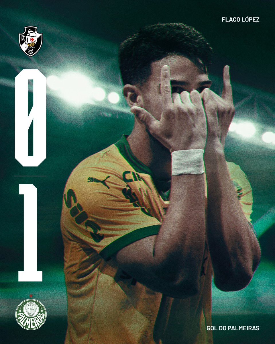 Palmeiras's tweet photo. GOOOOOOOOOOOOOOOOOOOOOOOOOOOOOOOOOOOOOOOOOOOOOOOOOOOOOOOOOOOOOOOOOOOOOOOOOOOOOOOOOOOOL! FLACO LÓPEZ ABRE O PLACAR PARA O VERDÃO!

⚪ 0x1 🐷 [1T, 40’] | #VASxPAL https://t.co/DlbhYnmbDx