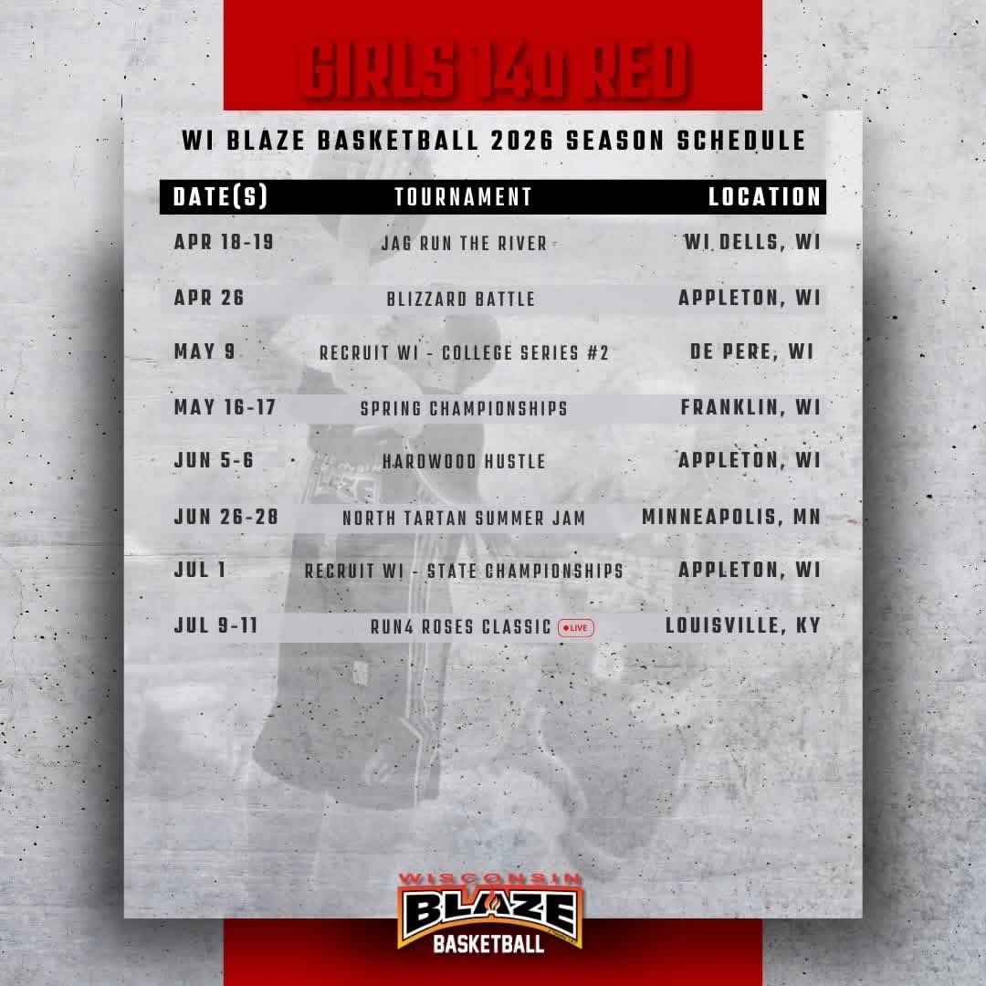 Wisconsin Blaze Girls Basketball tweet media