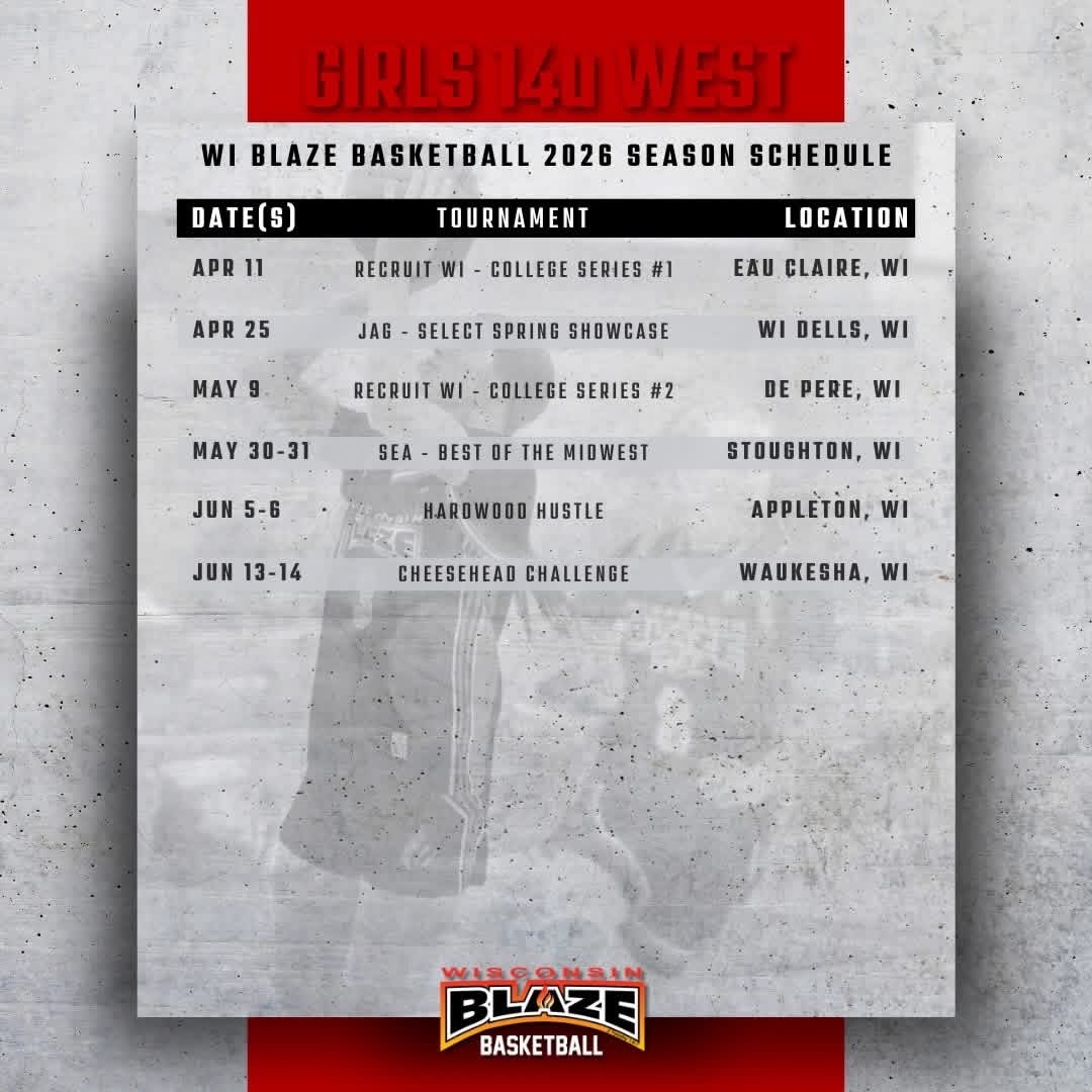 Wisconsin Blaze Girls Basketball tweet media