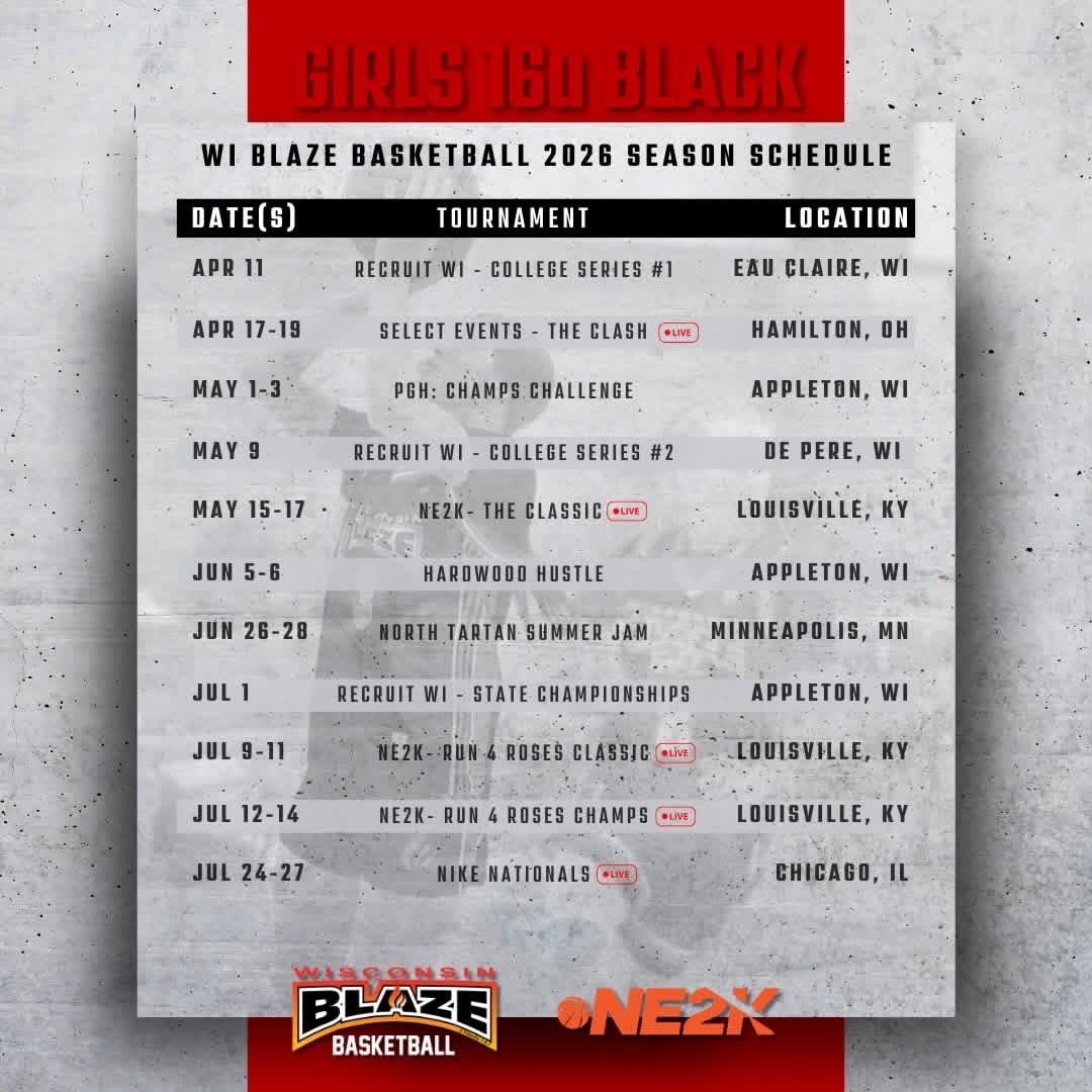 Wisconsin Blaze Girls Basketball tweet media