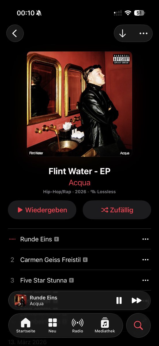 ach du grüne neune ⭐️ <a href="/yungacqua/">𝙖𝙘𝙦𝙪𝙖</a> music.apple.com/de/album/flint…