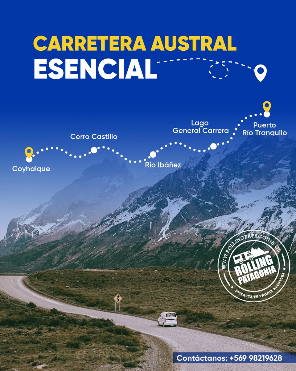 rollingpatagon's tweet photo. Pocos días, máxima experiencia. Con Rolling Patagonia optimizas tu tiempo sin sacrificar paisajes, libertad ni comodidad en el camino 🌄

#RollingPatagonia #ViajaConRolling #PatagoniaSobreRuedas #MotorhomeChile #PatagoniaEnCamper #PatagoniaExperience https://t.co/uWjS8V0z0m