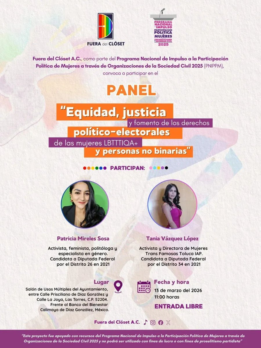 ppatososa's tweet photo. 📌 Nos vemos, saludos y aprendemos entre todxs mañana el Calimata 💜🌈 https://t.co/wlbnJHrJ86
