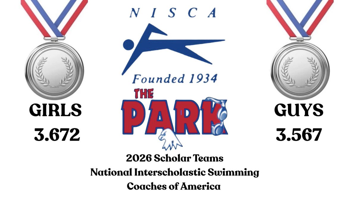 Swimming_WPHS's tweet photo. Both guys and girls earn NISCA  Scholar team silver medals for high academic achievement!! #ThePark https://t.co/YPLB3RCg8j