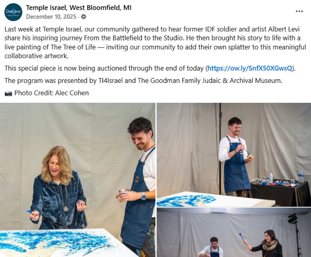 SuppressedNws1's tweet image. 🇺🇸🇮🇱The Temple Israel Synagogue in Michigan is promoting Israel.

The homepage of Temple Israel, the synagogue that was attacked in Michigan celebrates Israel and their connection to it.

They call Israel their home.

October 13, Temple Israel rabbi Marla Hornstern, introducing